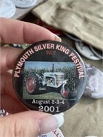 Plymouth Silver King festival Ohio 2001 button