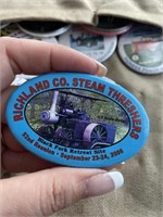 Richland county steam threshers 2006 button