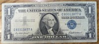 Silver certificate 1957 $1 bank note