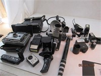 Vintage Camera Collection includes Cases, Lens