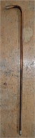 Antique Sterling Inlay  Walking Stick