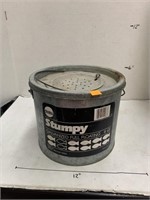 Stumpy Galvanized Minnow Bucket