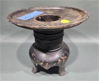 CAST IRON ANTIQUE ORIENTAL INCENSE BURNER