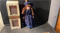 15 INCH DOLL ON STAND W/BOX