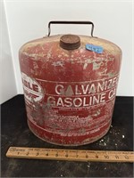 Vintage Galvanized Gas Can