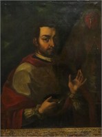 18th Century Portrait of Bishop/Saint Palafox