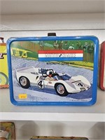 Vintage Auto Race lunch box