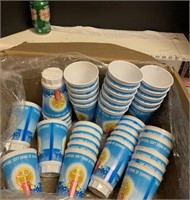 38-HEAVY Plastic Coca Cola  cups