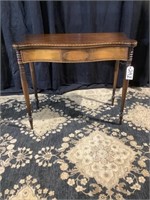 Stately flip top entry table