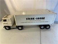 Steak & Shake Metal Truck & Trailer Toy