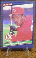Vince Coleman 1986 Leaf