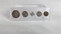 1957 U.S Coin Set - 5 Coins