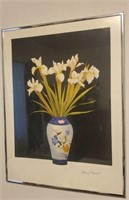 Pot of daffodils print approx size is 22 x 28