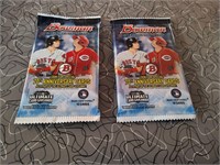 2 packs of 2017 Bowman baseball cards