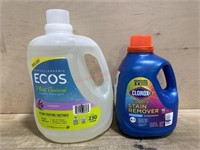 Ecos detergent. Clorox 2