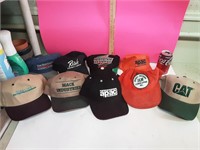 Assortment of 9 Hats