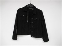 Parasuco Women's XL Jean Jacket, Black Extra