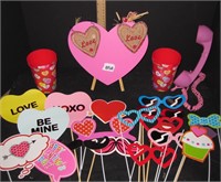 Valentines Day Photo Booth Props and More