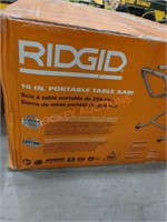 Ridgid 10" Portable Table Saw