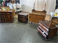 4pc Assorted Vintage Cabinets, Wash Stand etc