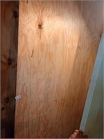 2 - 4x8 sheets of plywood does NOT include door