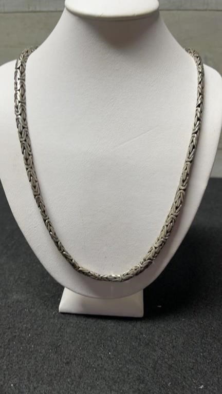 Sterling Silver Unique 20.5" Heavy Chain 925 47.5