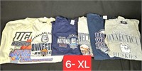 6 UCONN Shirts XL