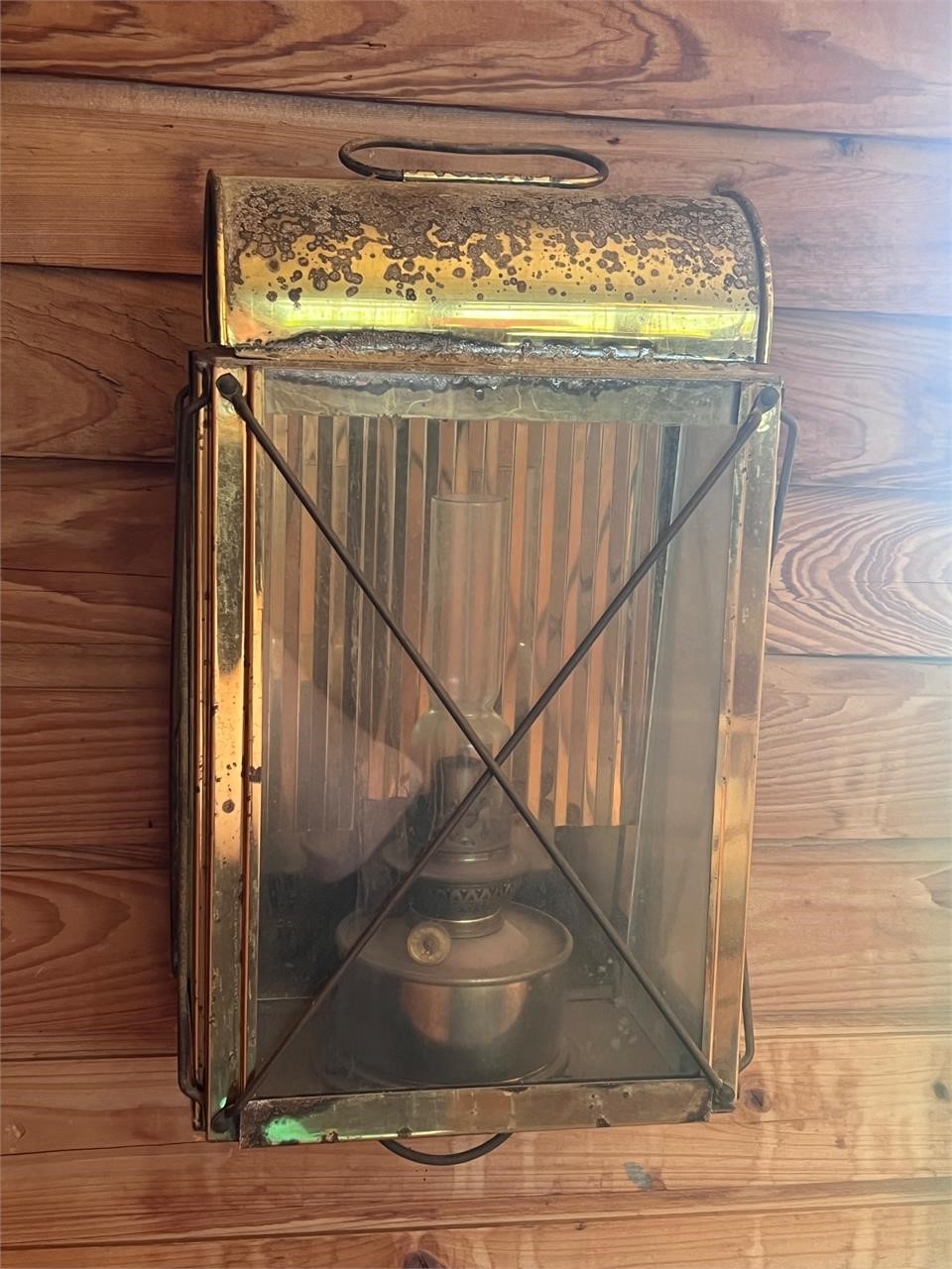 Vintage engine room lantern
