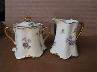 Vintage Warlick Creamer & Sugar