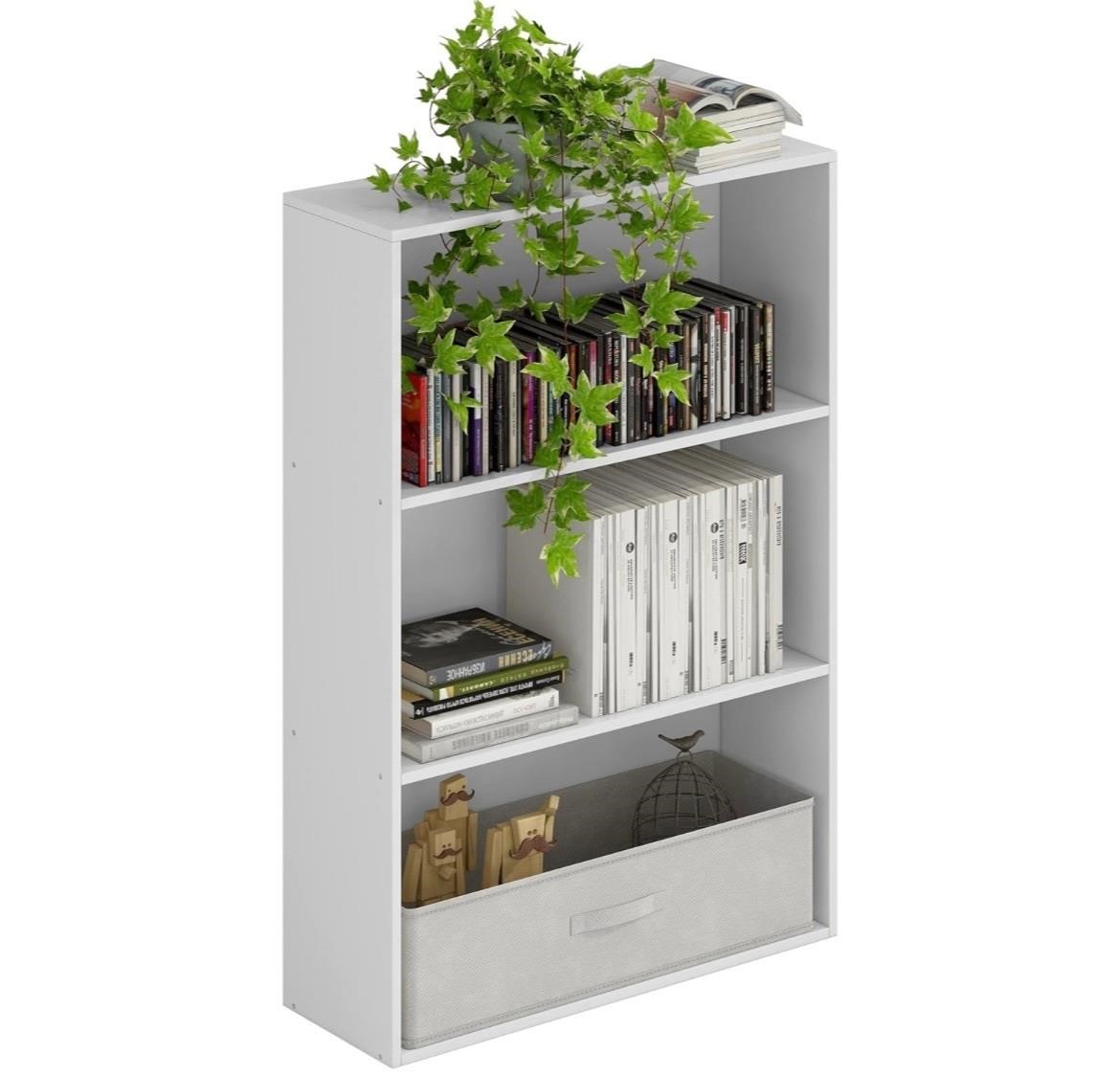 Bookshelf Floor Standing 3-Tier Open Bookcase
