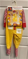 Ronald McD Child Costume Small, Jumpsuit Only