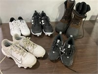 1 LOT (5) ASSORTED BOOTS/CLEATS INCLUDING: (1)