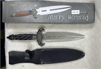 12" Dragon Claw Knife With Sheath And Box