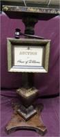 Vintage House of Williams Auction pedestal.