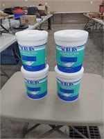 4 tubs of Disinfecting wipes