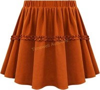 RITERA Plus Size Elastic Mini Skirt  (5X-Large/28W