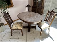 Vintage table and chairs set