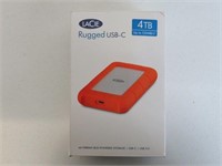 Lacie Rugged USB-C 4TB Bus Powered Storage