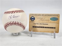 YOGI BERRA AUTOGRAPHED BASEBALL W/ COA