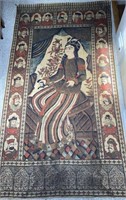Large Painted Iranian Cotton Cloth