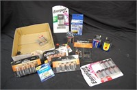 Various Batteries & Battery Charger