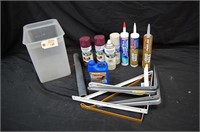 Spray Paints, Brackets, Caulk, Tile Sealer