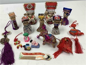 Collection of Asian Figurines and Trinkets