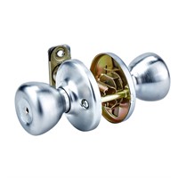 $12  Kwikset Tylo Satin Chrome Privacy Door Knob