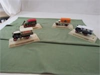 4 Models of Yesteryear Advertisement Trucks