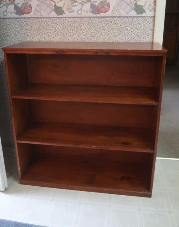 Wooden Bookcase 38hx36wx12"d