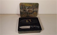 Cabela's Ouma SGB Knife W/ Sheath In Collectors