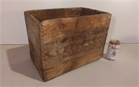 Antique High Explosives Class III Wooden Crate