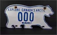 Nunavut License Plate
