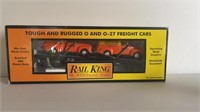 Rail King Train - MTH Transport Flat Car w/ ERTL